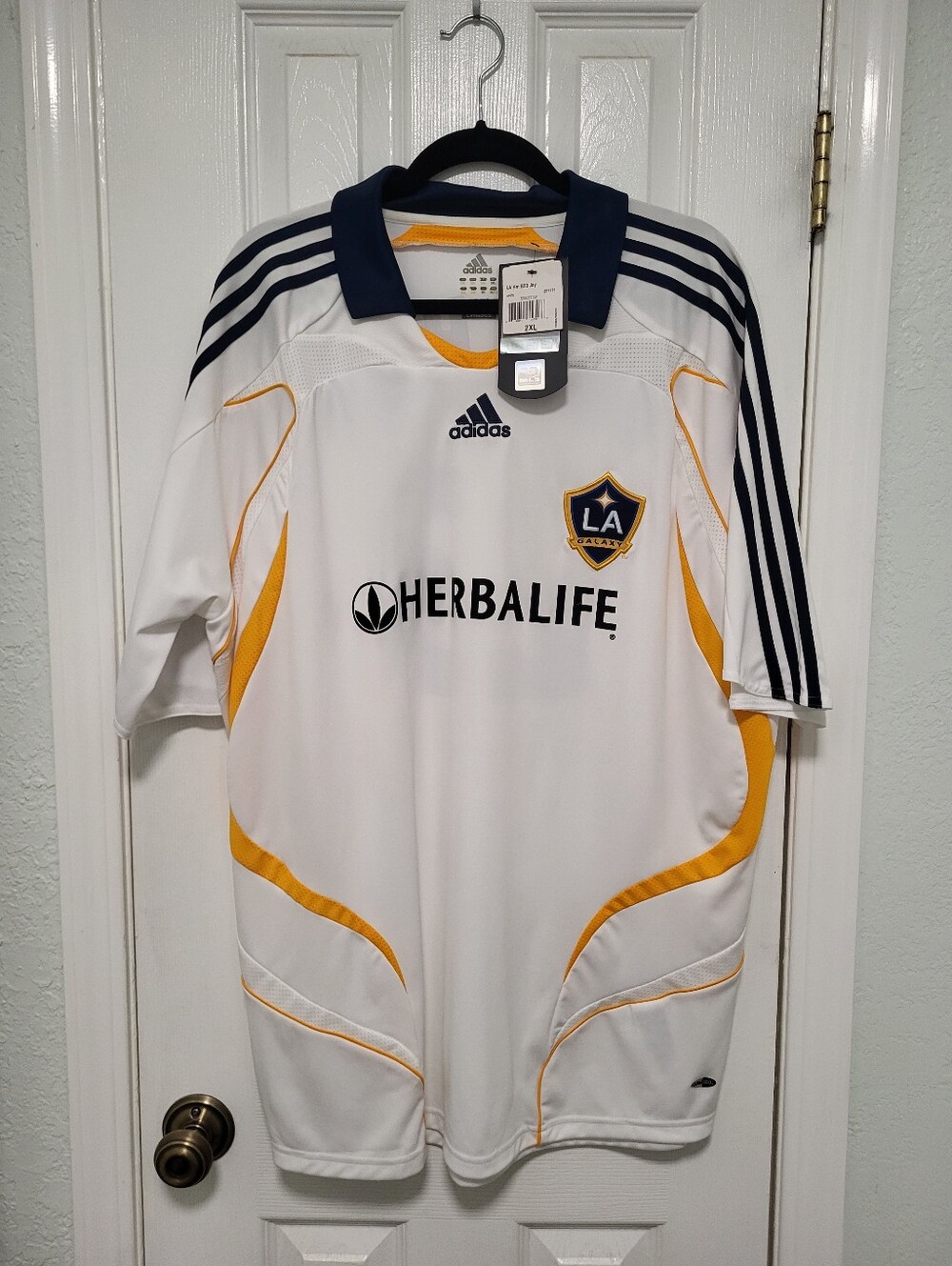 Adidas LA Galaxy Home #23 David Beckham XXL Jersey. New With Tags